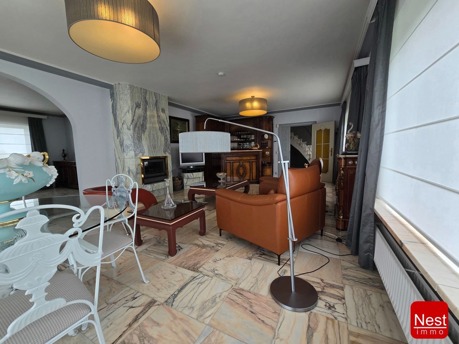 Polyvalente villa met  zeer grote loods foto 9