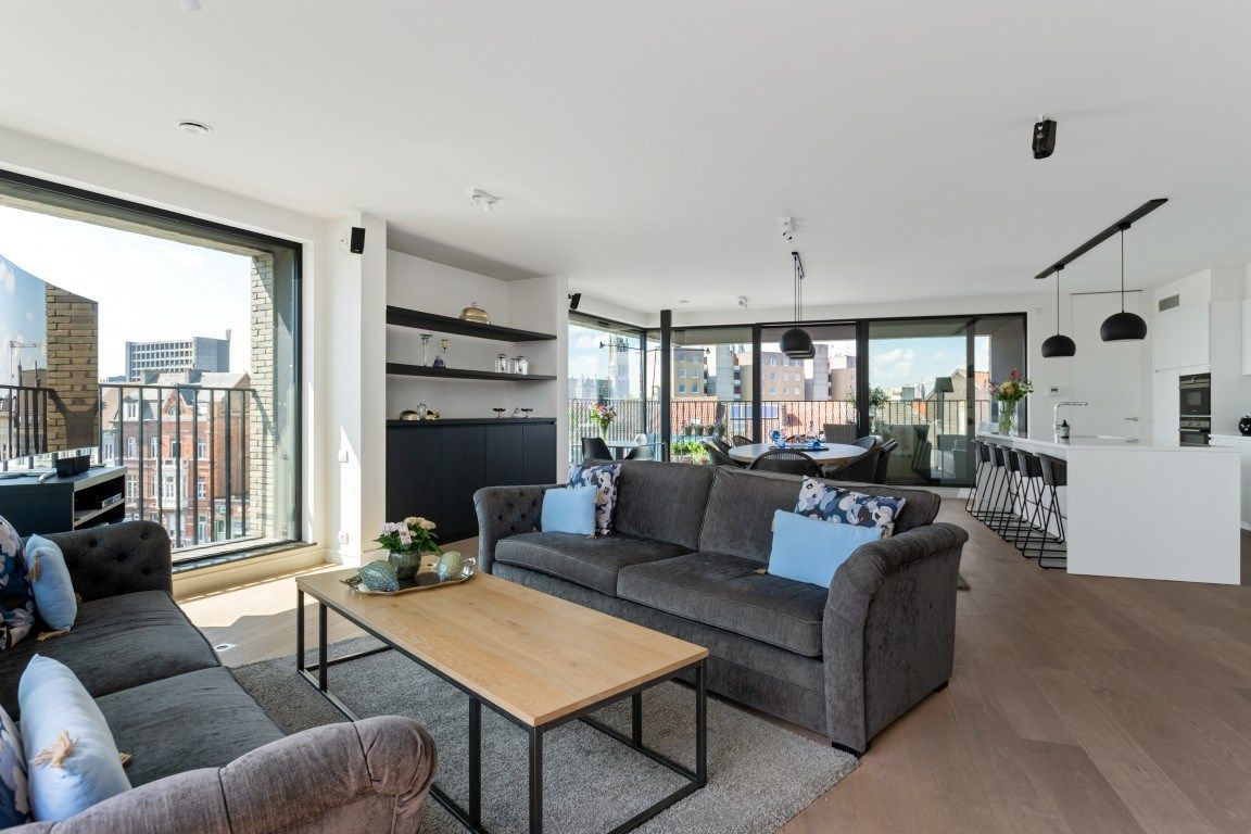 Mooi gelegen appartement langsheen het water met terrassen en parkeerplaats te Gent foto 8