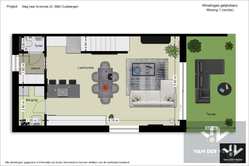 Halfopen nieuwbouwwoning met 3 slaapkamers en prachtig perceel op goed bereikbare locatie nabij het centrum van Opglabbeek (Oudsbergen) - afwerkingsgraad nog te kiezen voor de snelle beslisser! foto 5