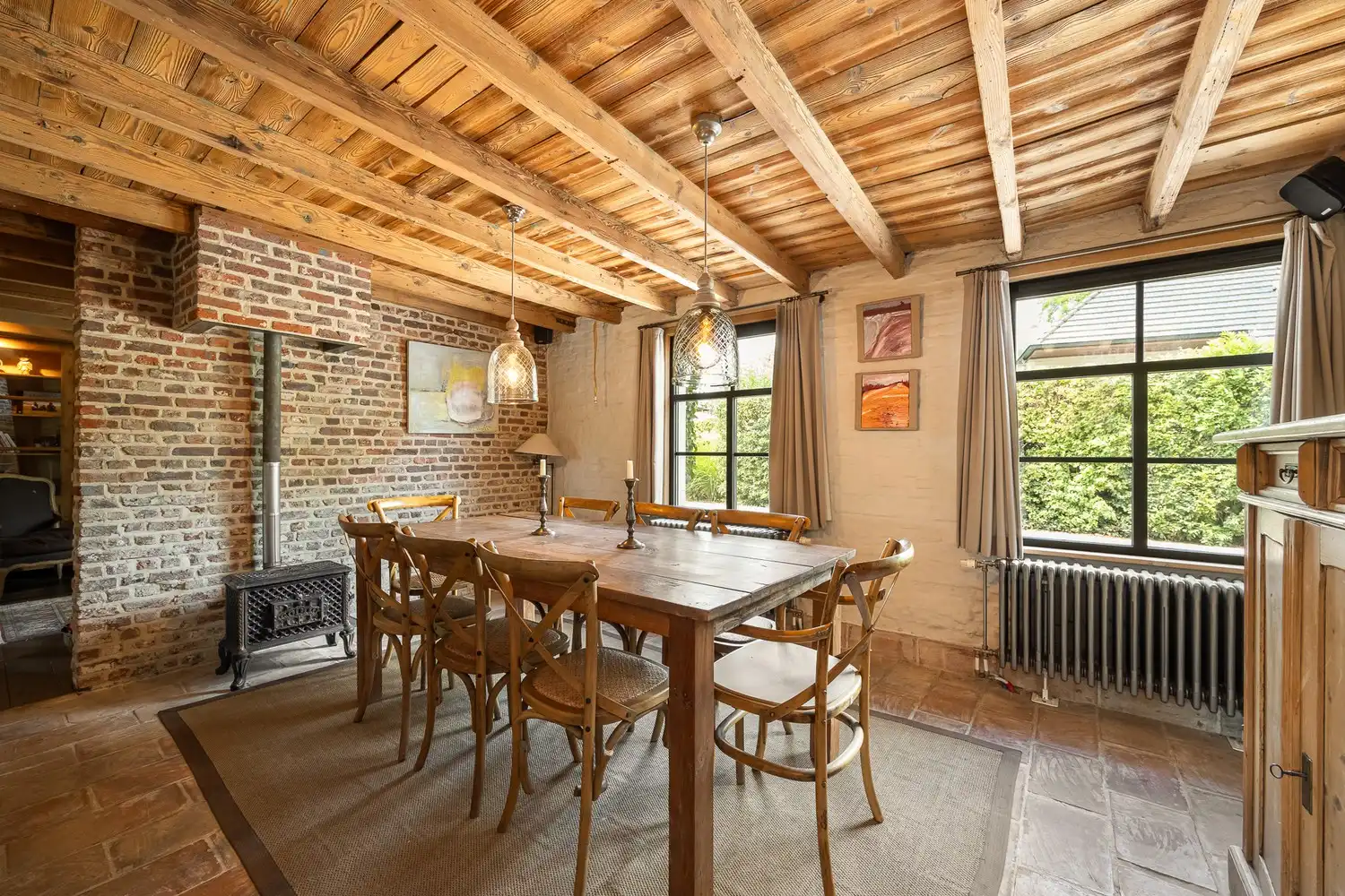 Karaktervolle woning met verwarmd zwembad en poolhouse — Verrebroek foto 16