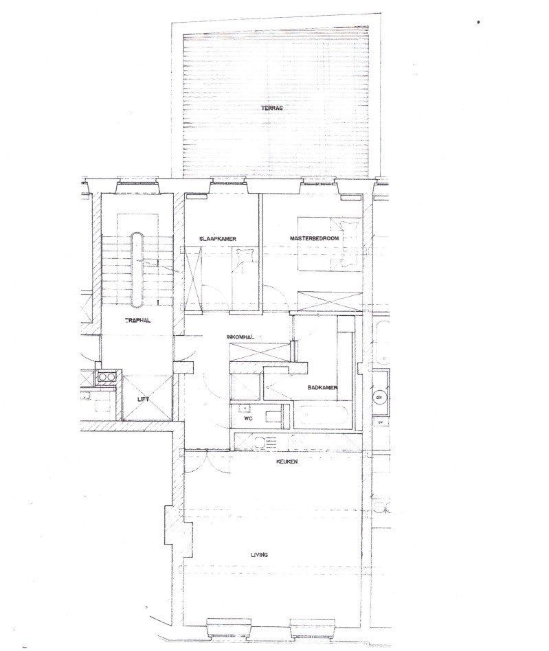 LUXE APPARTEMENT MET UITZONDERLIJK TERRAS IN HET STADSCENTRUM foto 9