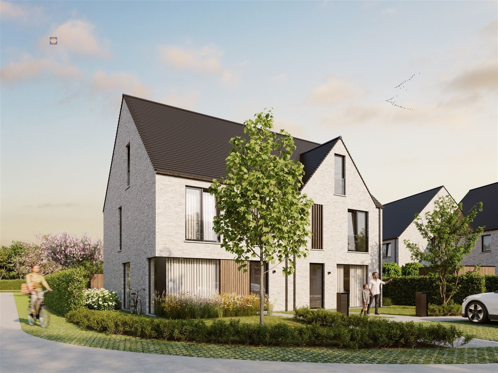 Nieuwbouwwoning met 3 slaapkamers, tuin en ruime zolder in groene omgeving foto 4