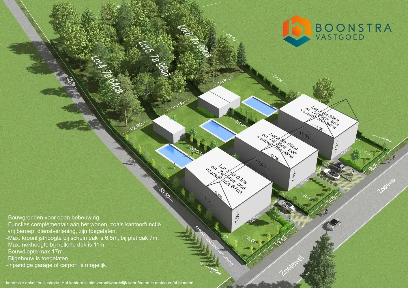 Bouwgrond open bebouwing perceel van 1634 m² te Putte foto 6