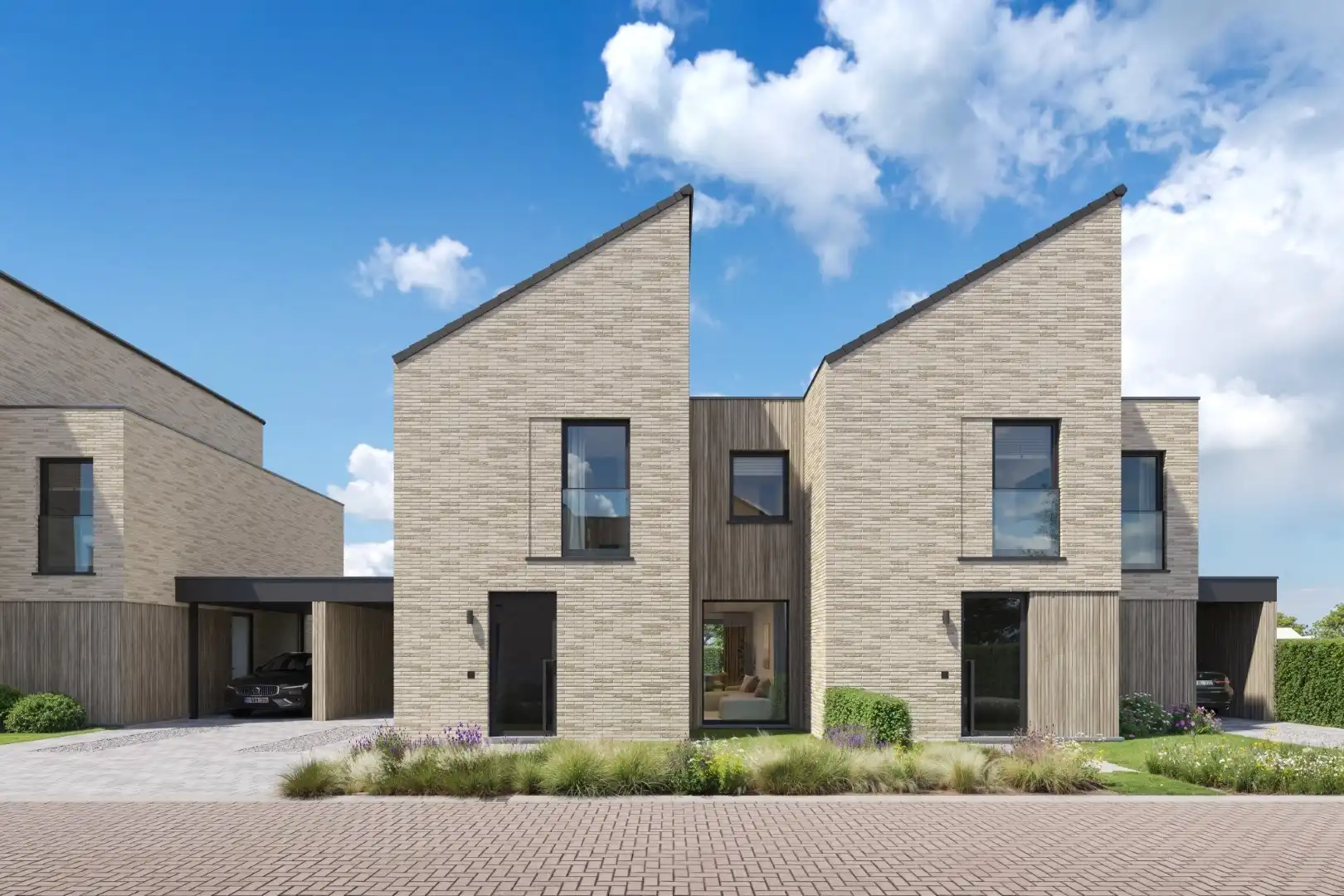 Ruime halfopen bebouwing woning met 4 slpk's foto {{pictureIndex}}