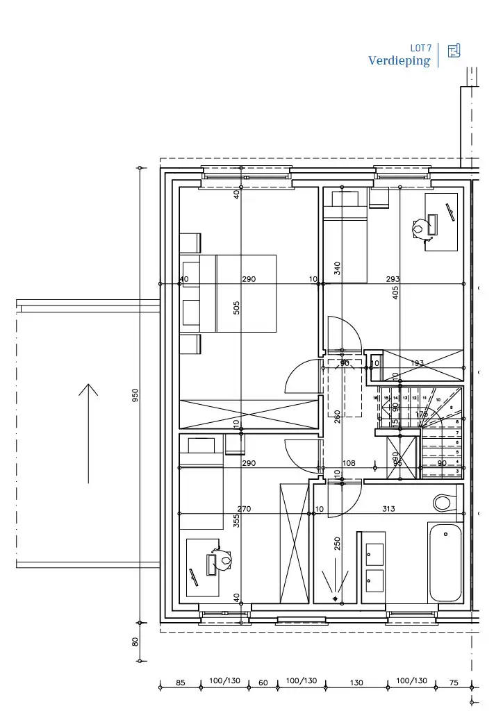 Evergem, Boordekens - landelijke woning met 3 of 4 slaapkamers. foto 3