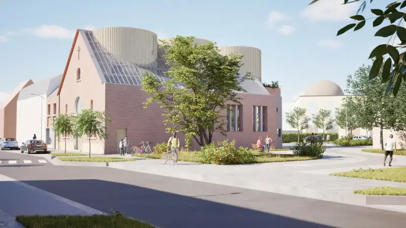 Unieke kapel hartje Lokeren met uitzonderlijk potentieel! Een plek vol karakter, stijlen uitstraling. foto {{pictureIndex}}