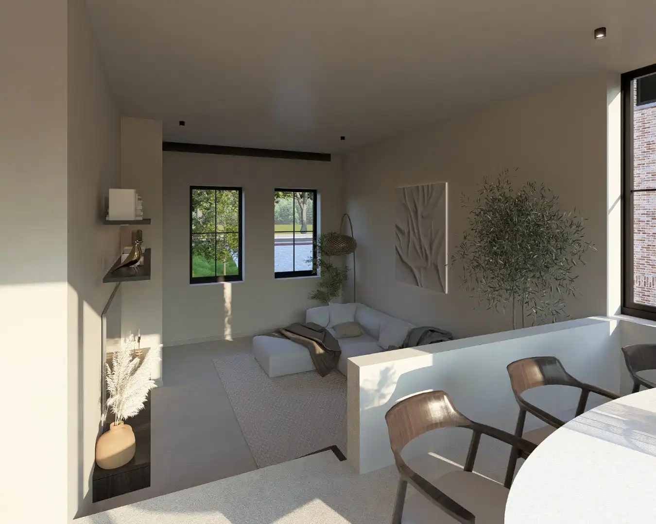 Hoogwaardig afgewerkte halfvrijstaande nieuwbouwwoning op een perceel van 7a78ca te As! foto 8