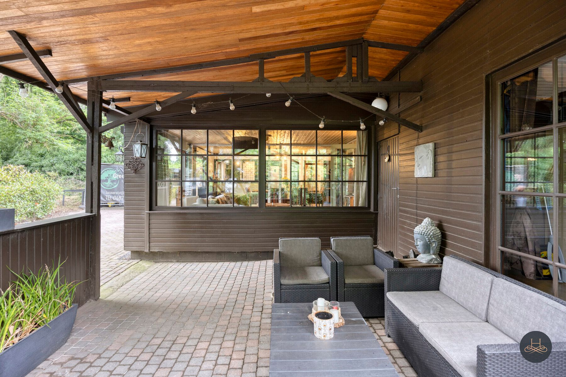 Ruime vakantiewoning in het groen foto 23