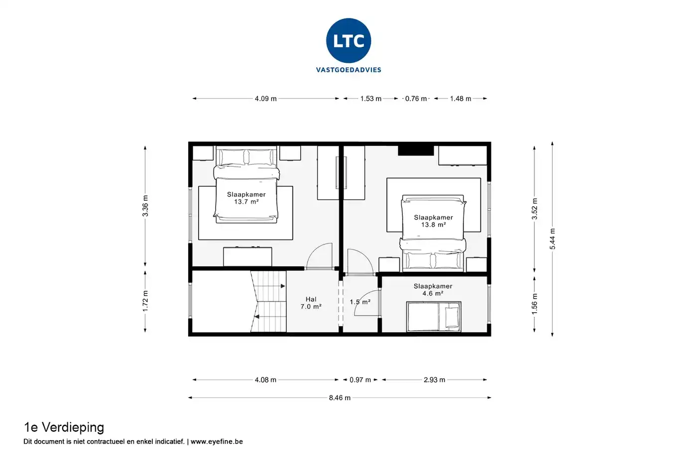 Charmante rijwoning met 2 slpk, tuin en parking foto 32