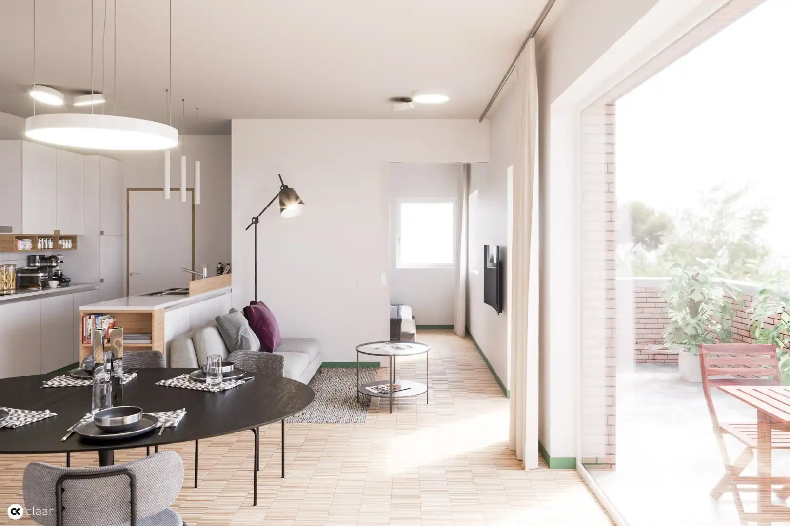 StJorisWinge - nieuwbouw apt 91 m2 met 2 slks + terras foto 2