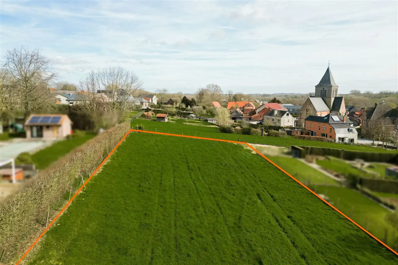 Unieke bouwgrond voor een open bebouwing te Rozebeke! foto 3