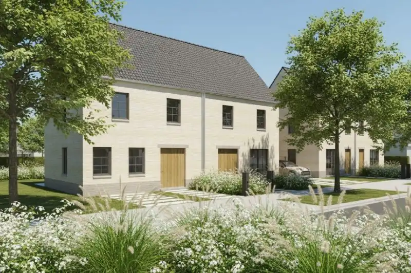 Nieuw te bouwen halfopen woning te Ingelmunster. foto {{pictureIndex}}