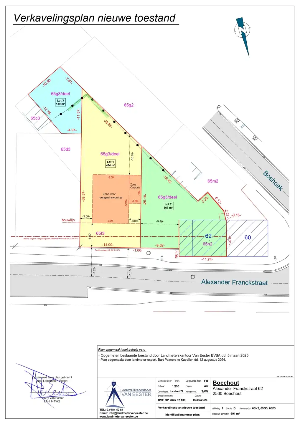 Bouwgrond voor open bebouwing (623 m²) in centrum Boechout foto 8