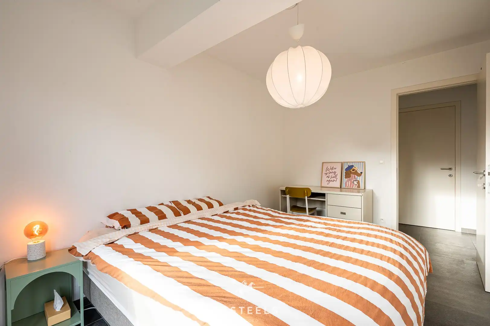 Gelijkvloers appartement met tuin aan het station van De Pinte foto 12