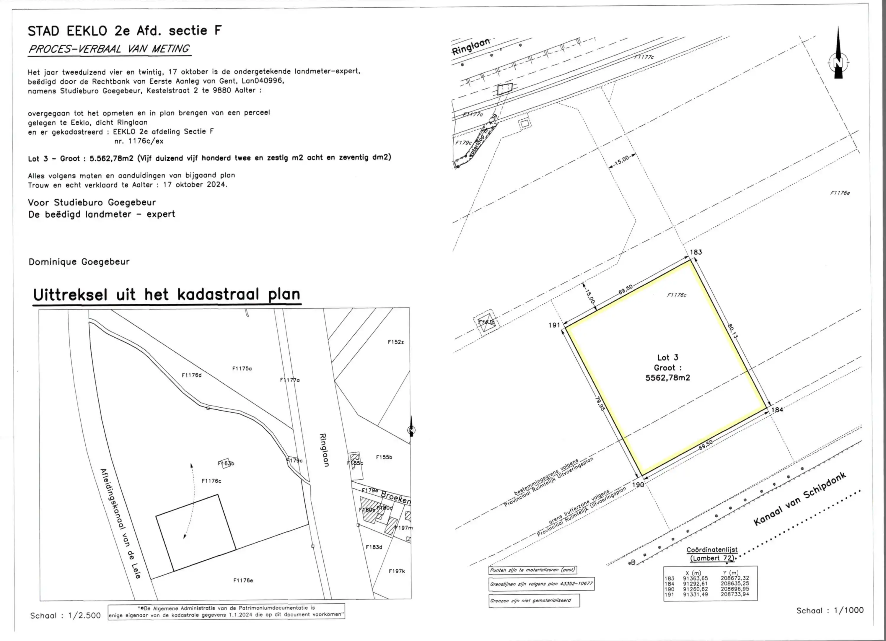 Industriegrond 5.563 m² te koop – Ringlaan, Eeklo (Lot 3) foto 2