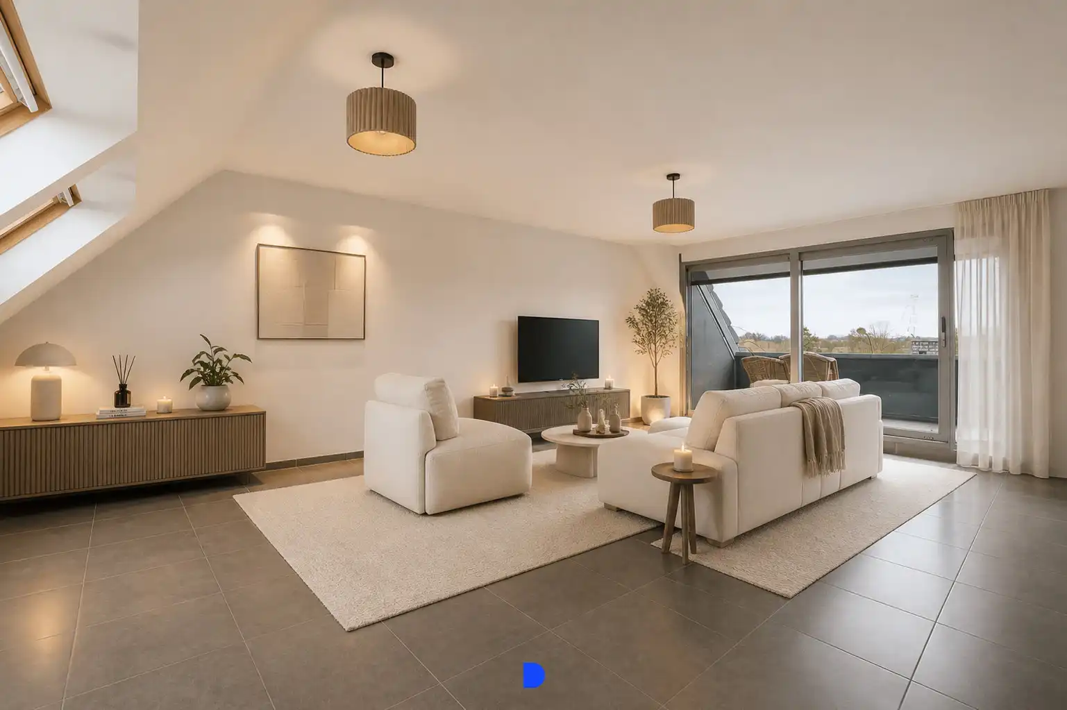 Zeer ruim dakappartement met leuke indeling foto 17
