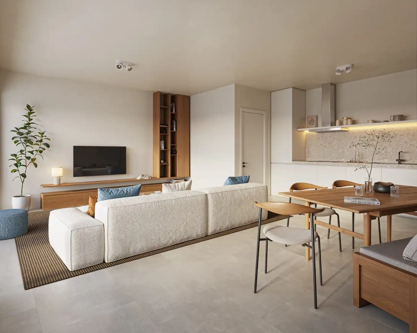 Energiezuinig 1 slpk-appartement in Kallo foto {{pictureIndex}}