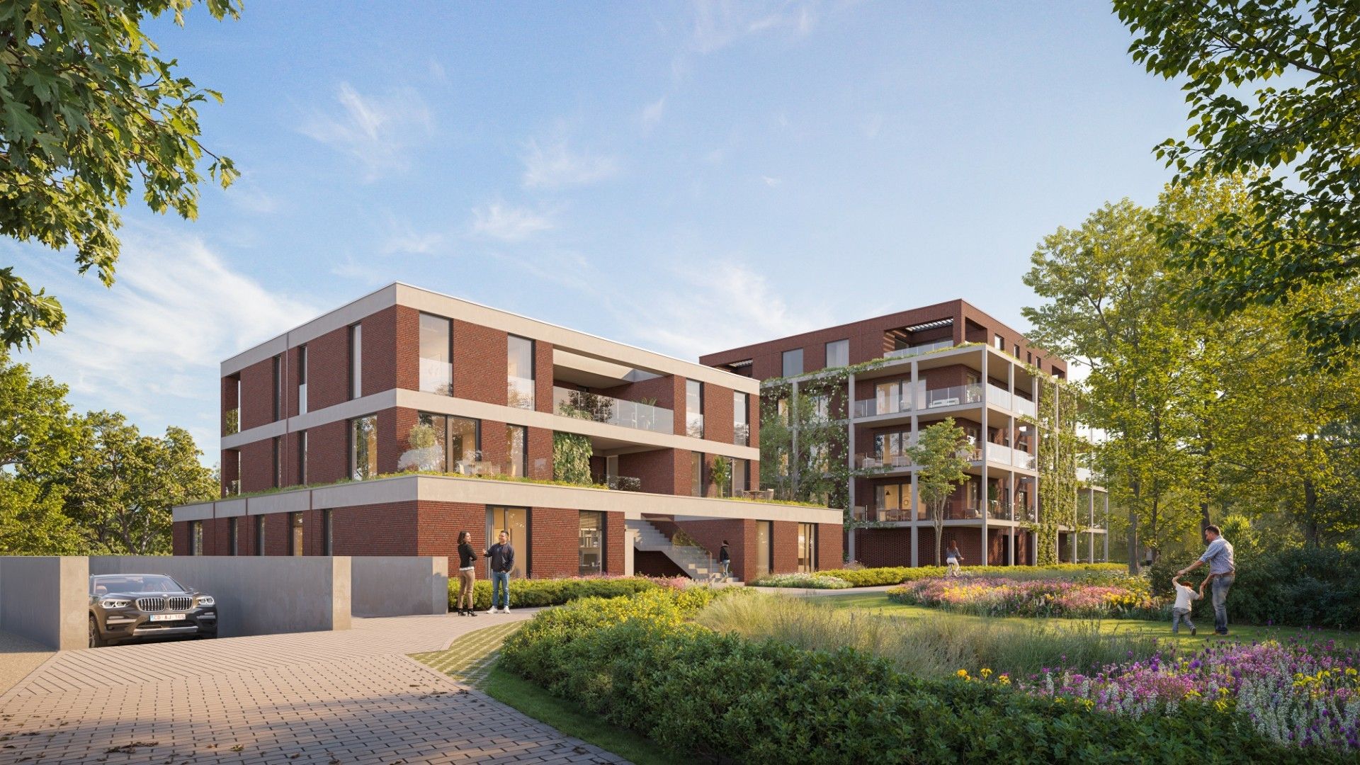 Licht 2-slpk app. met terras en groen foto 2