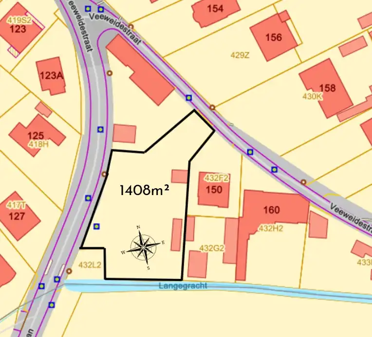 Rustig gelegen bouwgrond van 14are  foto 2