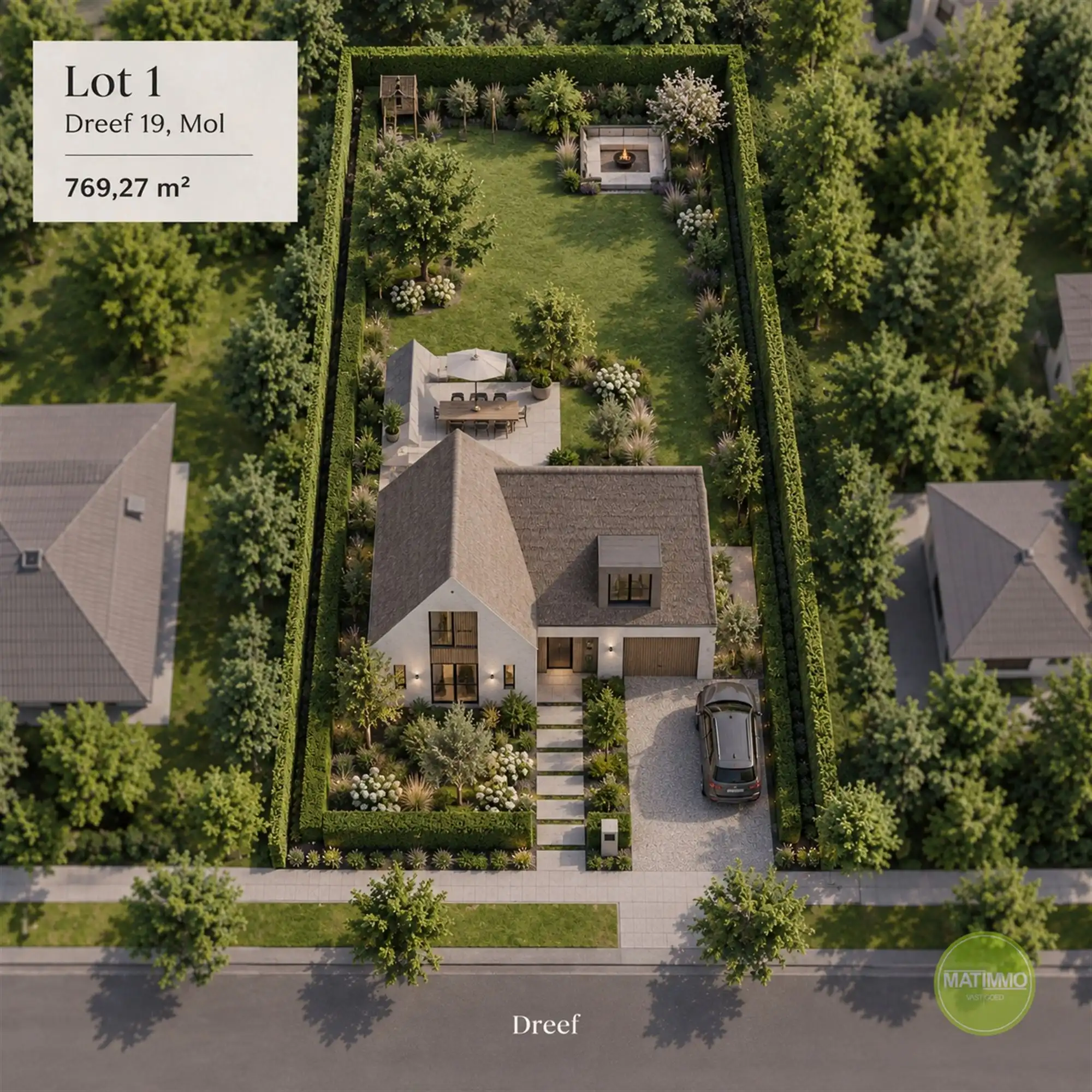 Bouwgrond voor open bebouwing op een perceel van 769m² te Mol foto 3