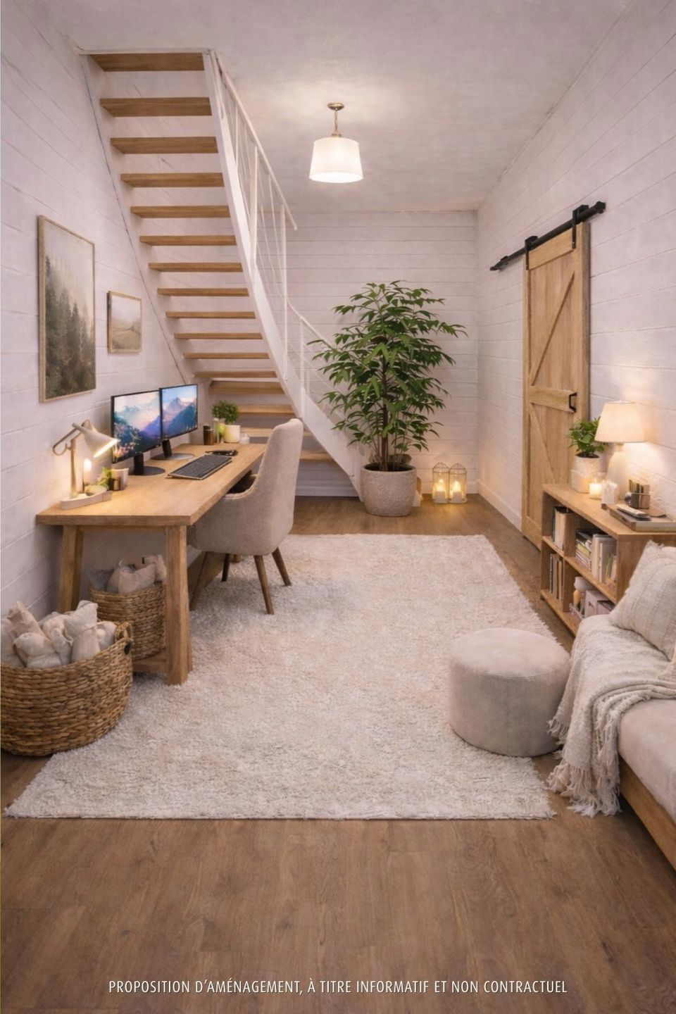 Ruwe duplexstudio om te transformeren, stadstuin foto 5