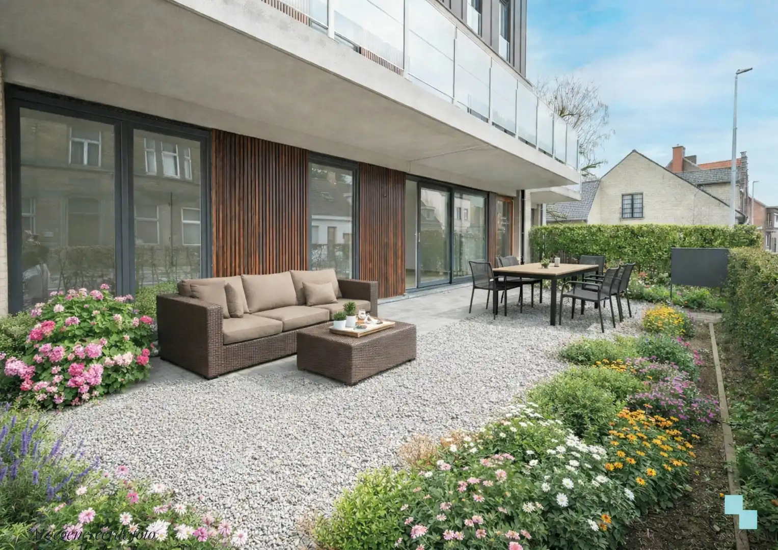 Energiezuinig tweeslaapkamer appartement met tuin te Izegem foto 4