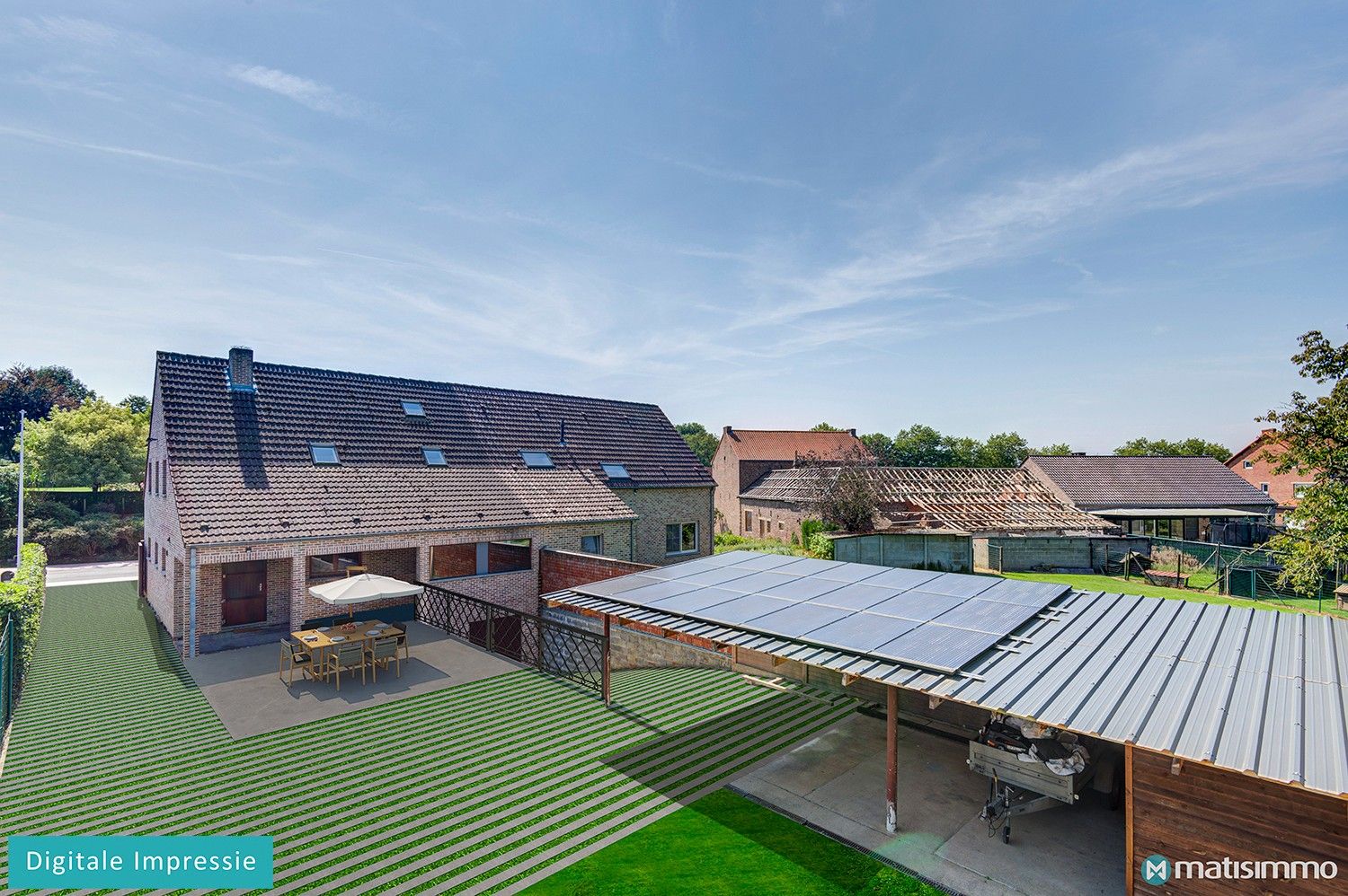 GEZINSWONING MET 4 SLAAPKAMERS, ZONNEPANELEN EN ZWEMBAD TE KORTESSEM foto 31