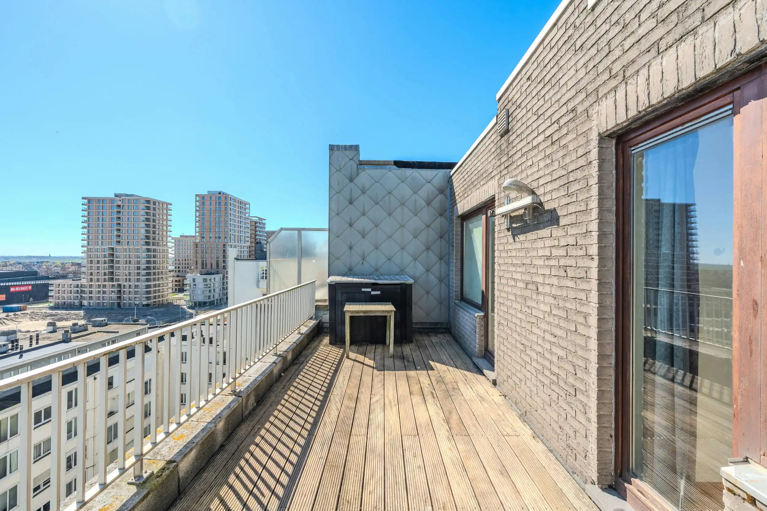 Dakappartement met schitterende terrassen met zicht op zee foto 11