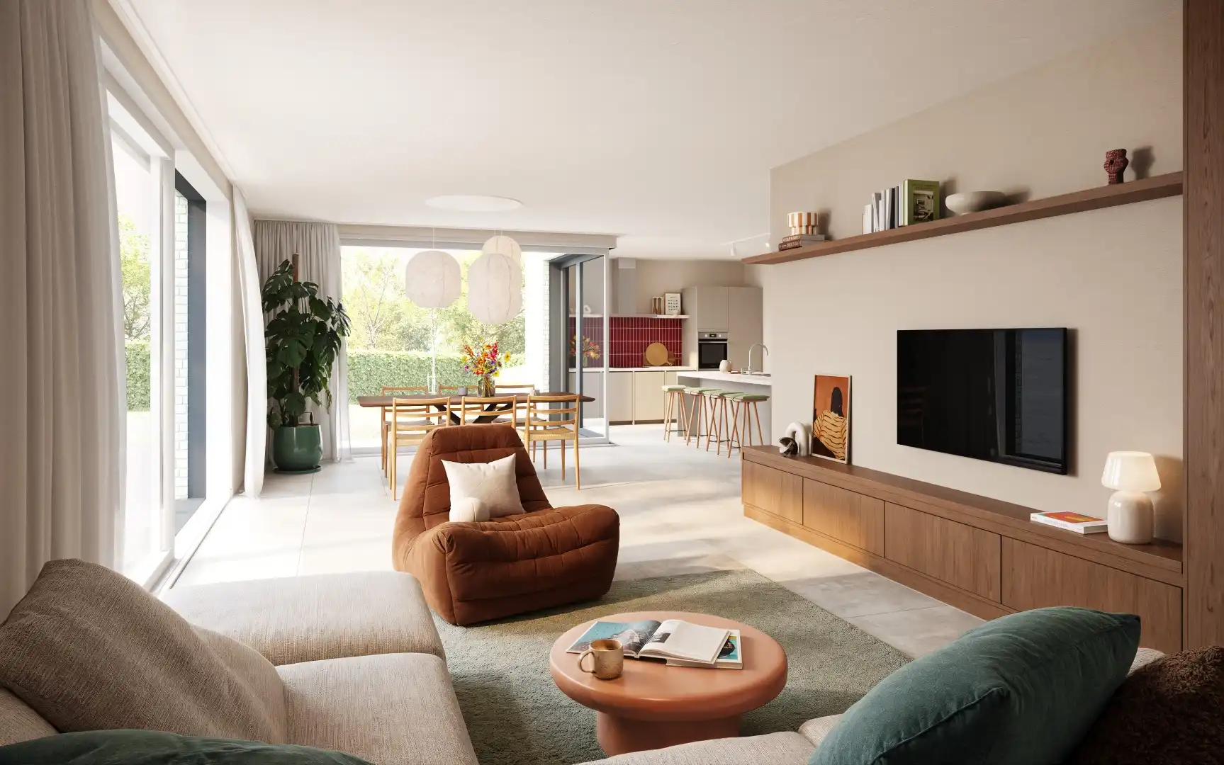 Energiezuinige halfopen bebouwing met grote tuin (881 m²) foto 3