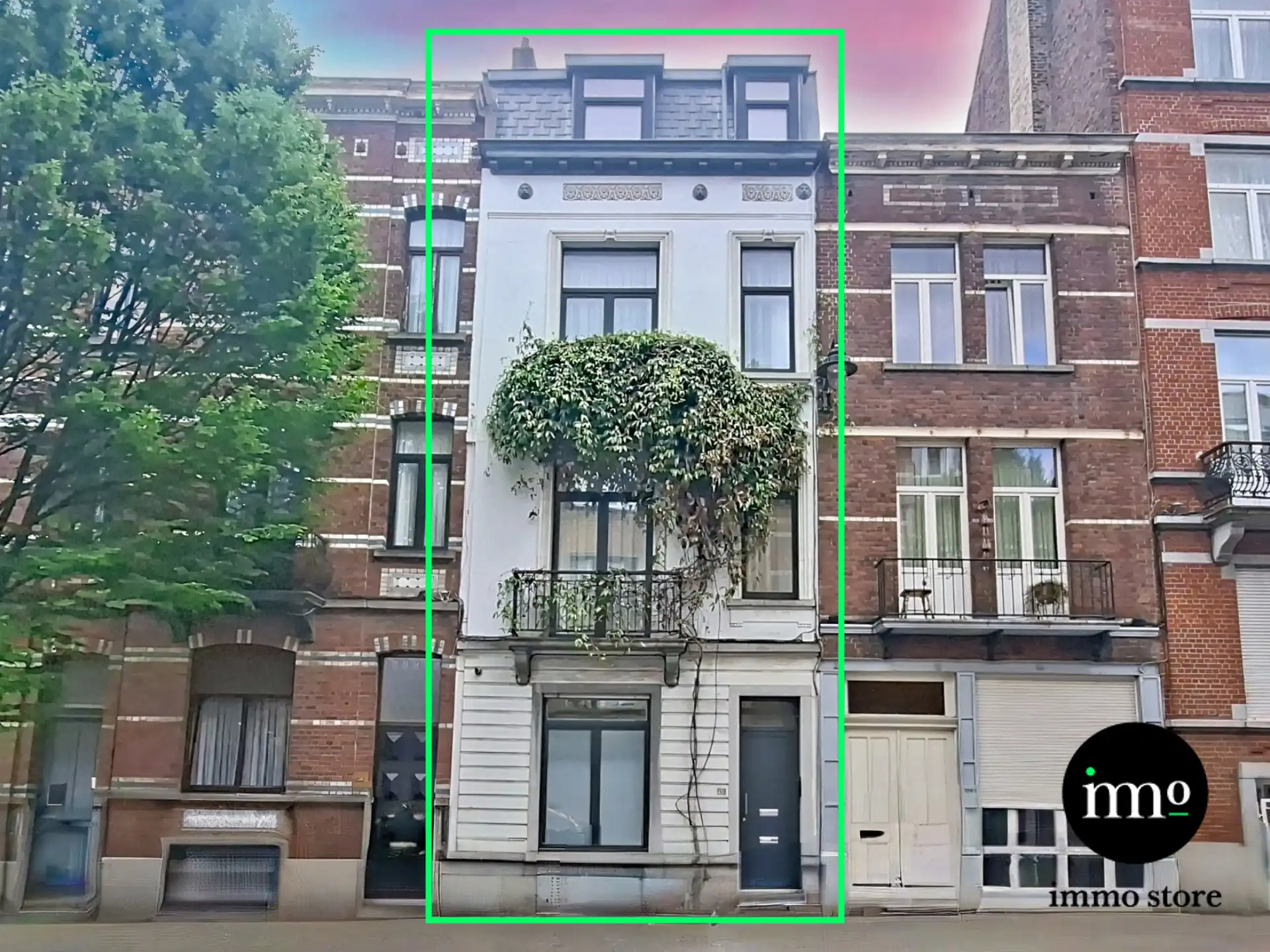 Instapklare Brusselse woning met bureau of appartement foto {{pictureIndex}}