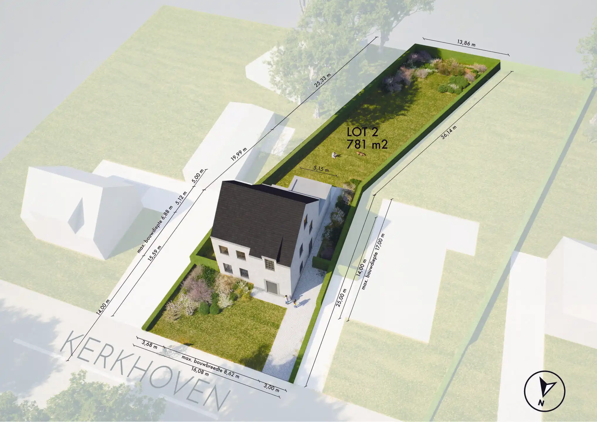 Landelijk gelegen bouwgrond voor vrijstaande woning  foto 2