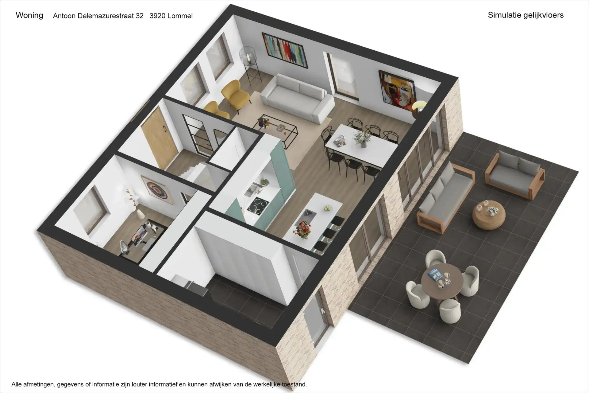 Eigentijdse nieuwbouwwoning met 3 slaapkamers op een ruim perceel in Lommel-Kolonie. foto 8