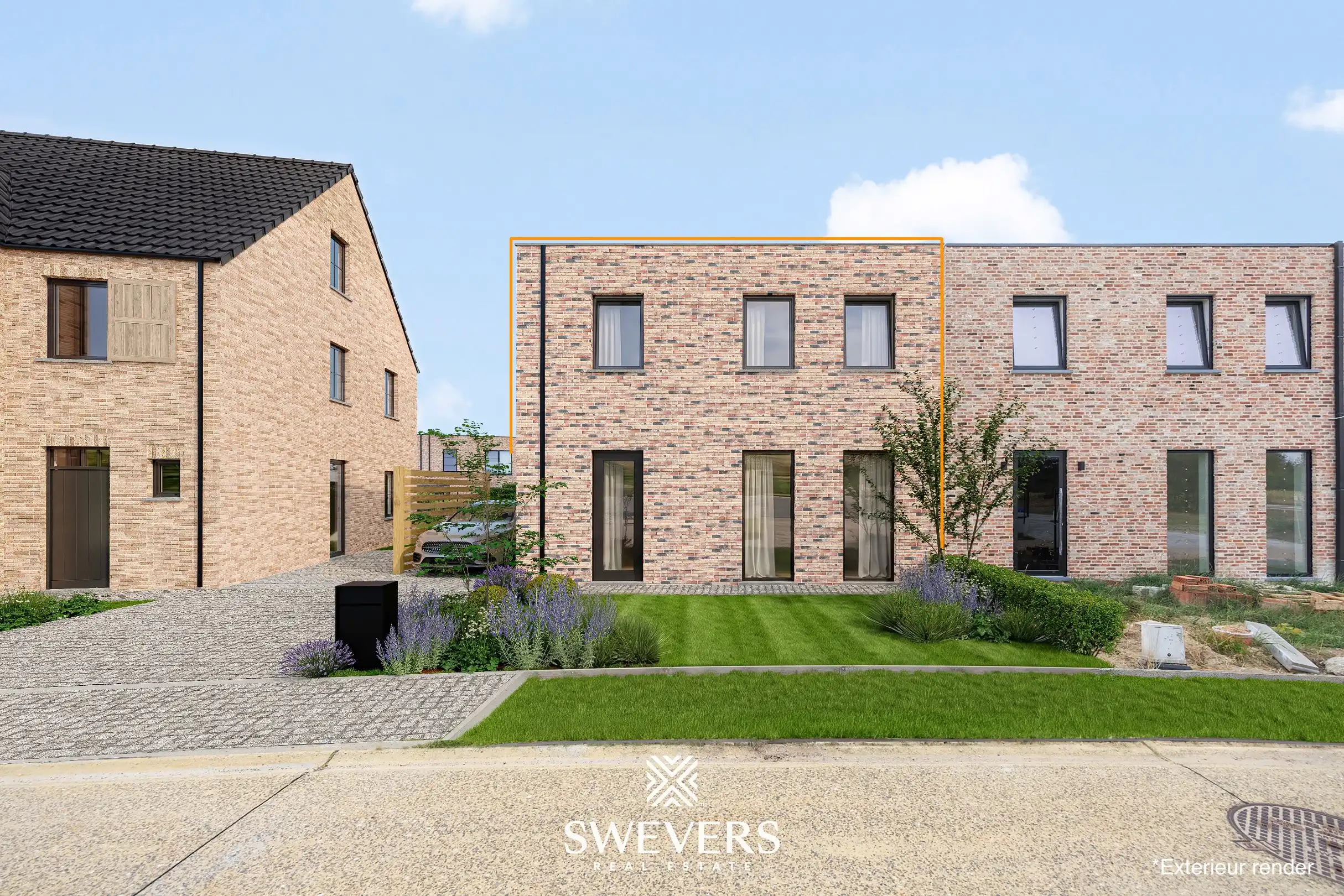 Zuidgerichte bouwgrond voor HOB in kindvriendelijke verkaveling foto {{pictureIndex}}
