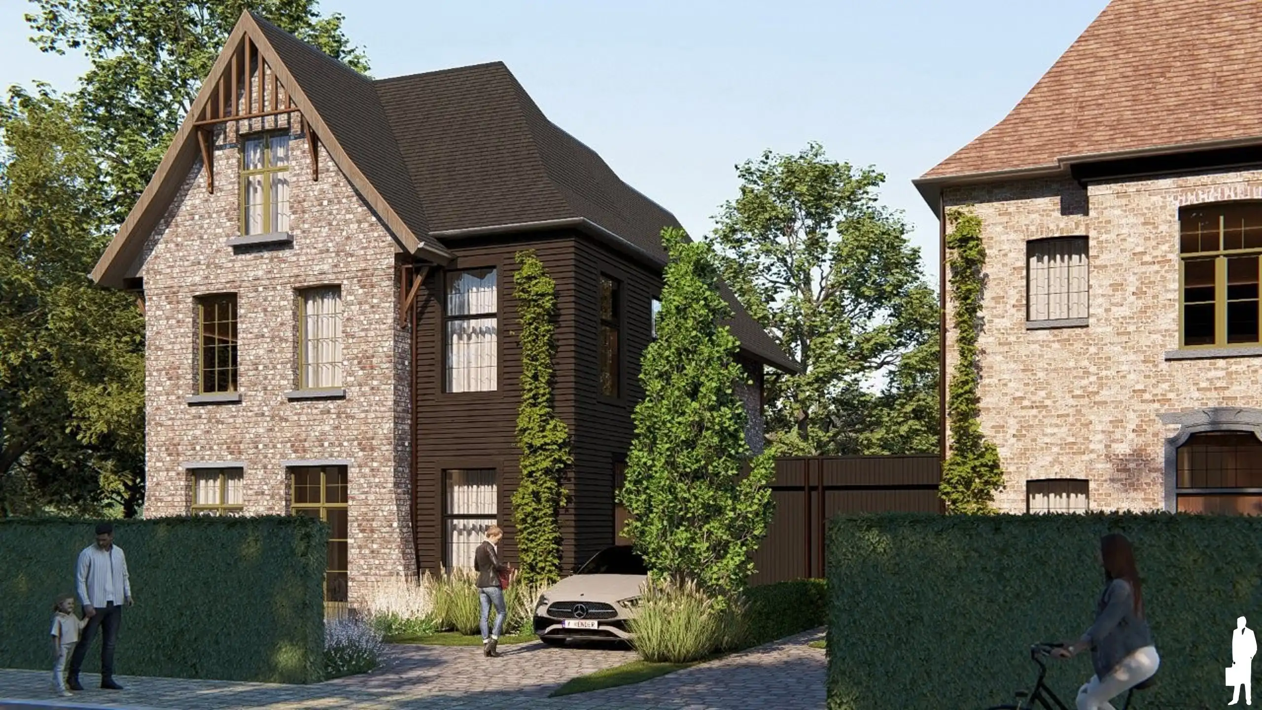 Exclusieve nieuwbouwwoning (Vlassak Architects) foto {{pictureIndex}}