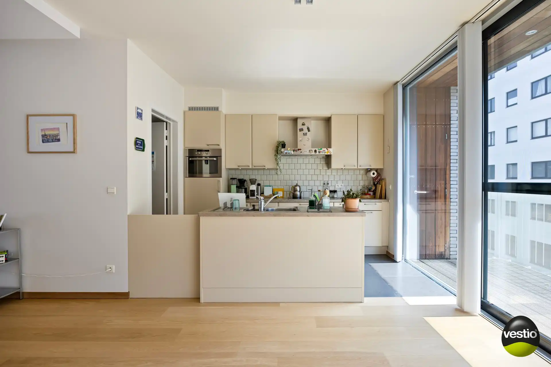 Smaakvol, kwalitatief afgewerkt 2 slaapkamer appartement met 2 terrassen. foto 9