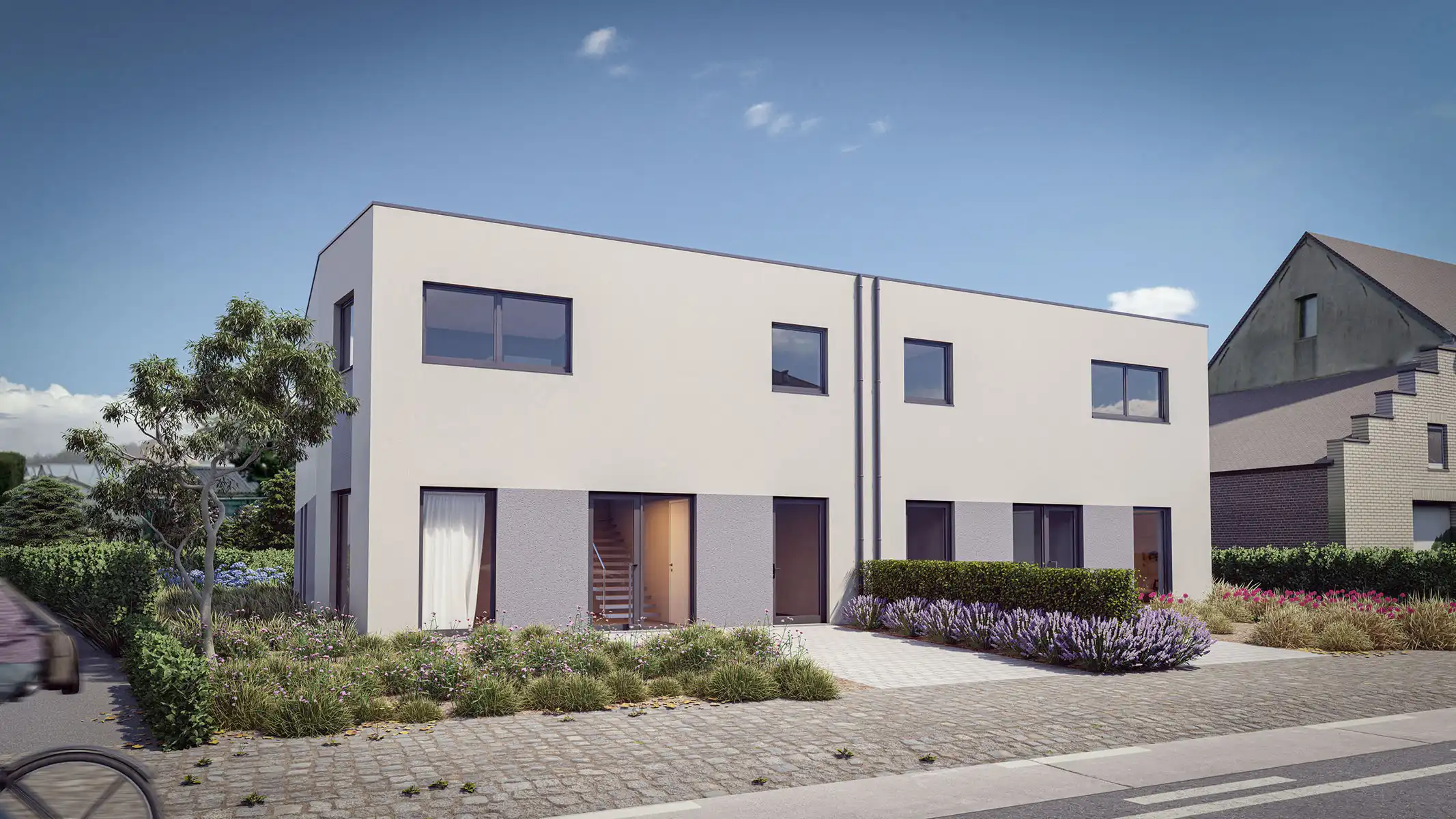 Moderne, energiezuinige woningen (6% BTW) in het landelijke Liezele (Puurs-Sint-Amands) foto {{pictureIndex}}