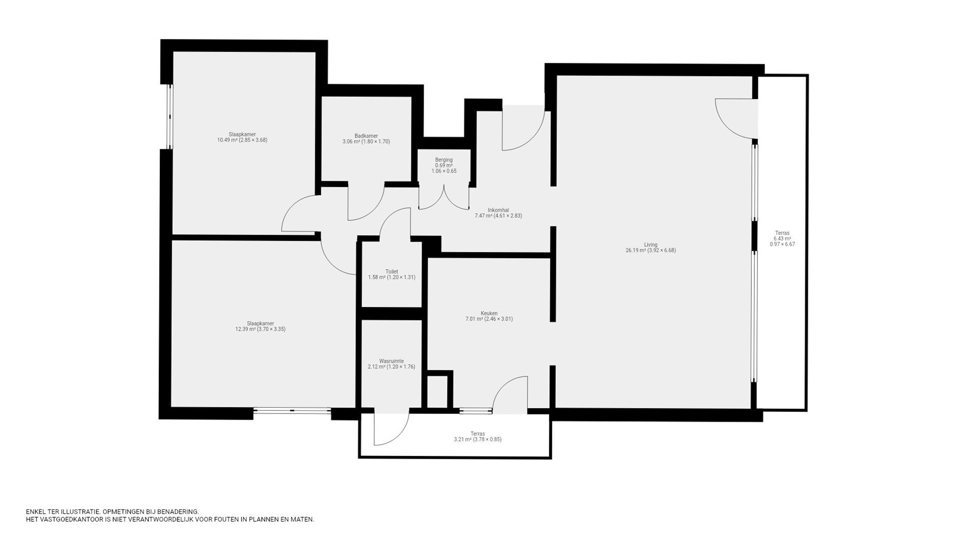 Instapklaar appartement met 2 slaapkamers, garage en kelder foto 22