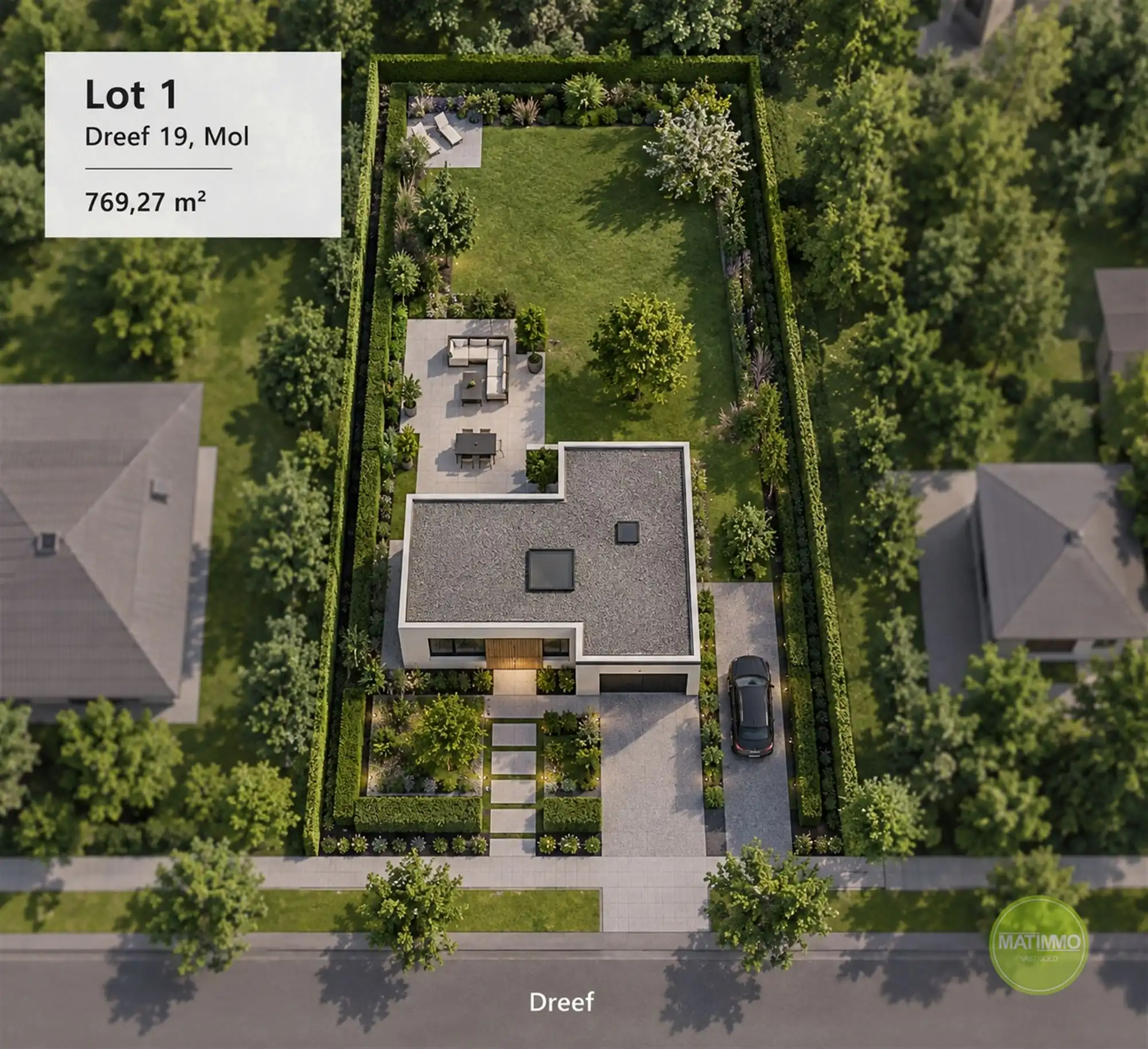 Bouwgrond voor open bebouwing op een perceel van 769m² te Mol foto 2