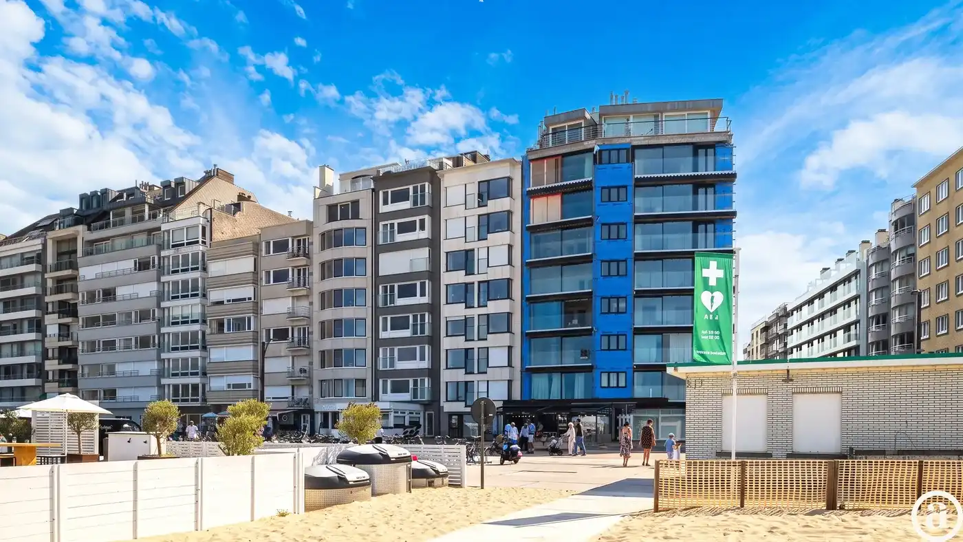 Ongemeubeld appartement met zeezicht nabij Rubensplein  foto 2