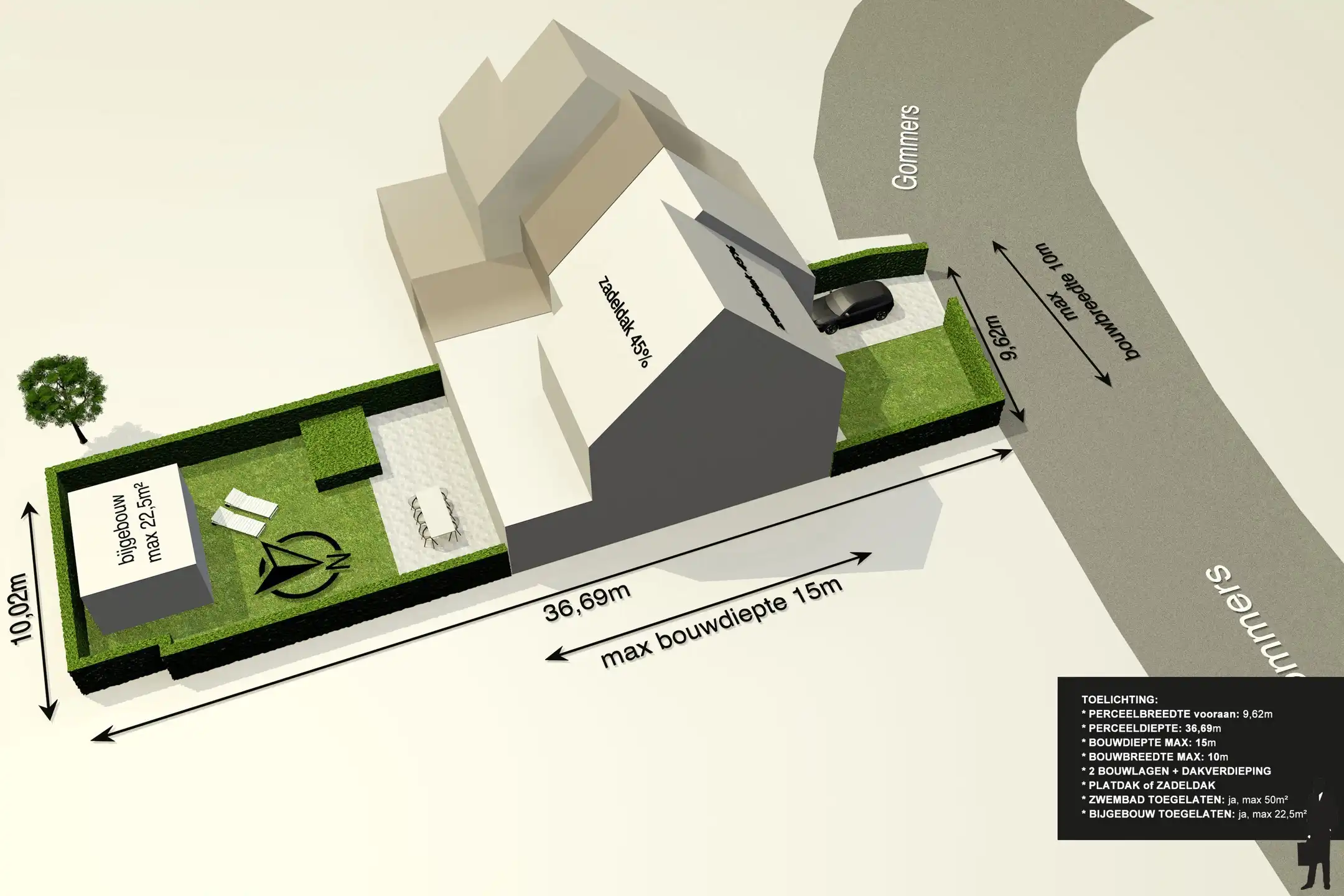 Bouwperceel voor gesloten bebouwing in Oud-Turnhout foto 2