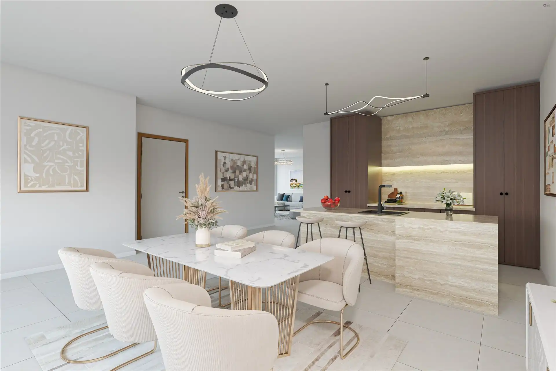 Riant penthouse appartement foto {{pictureIndex}}