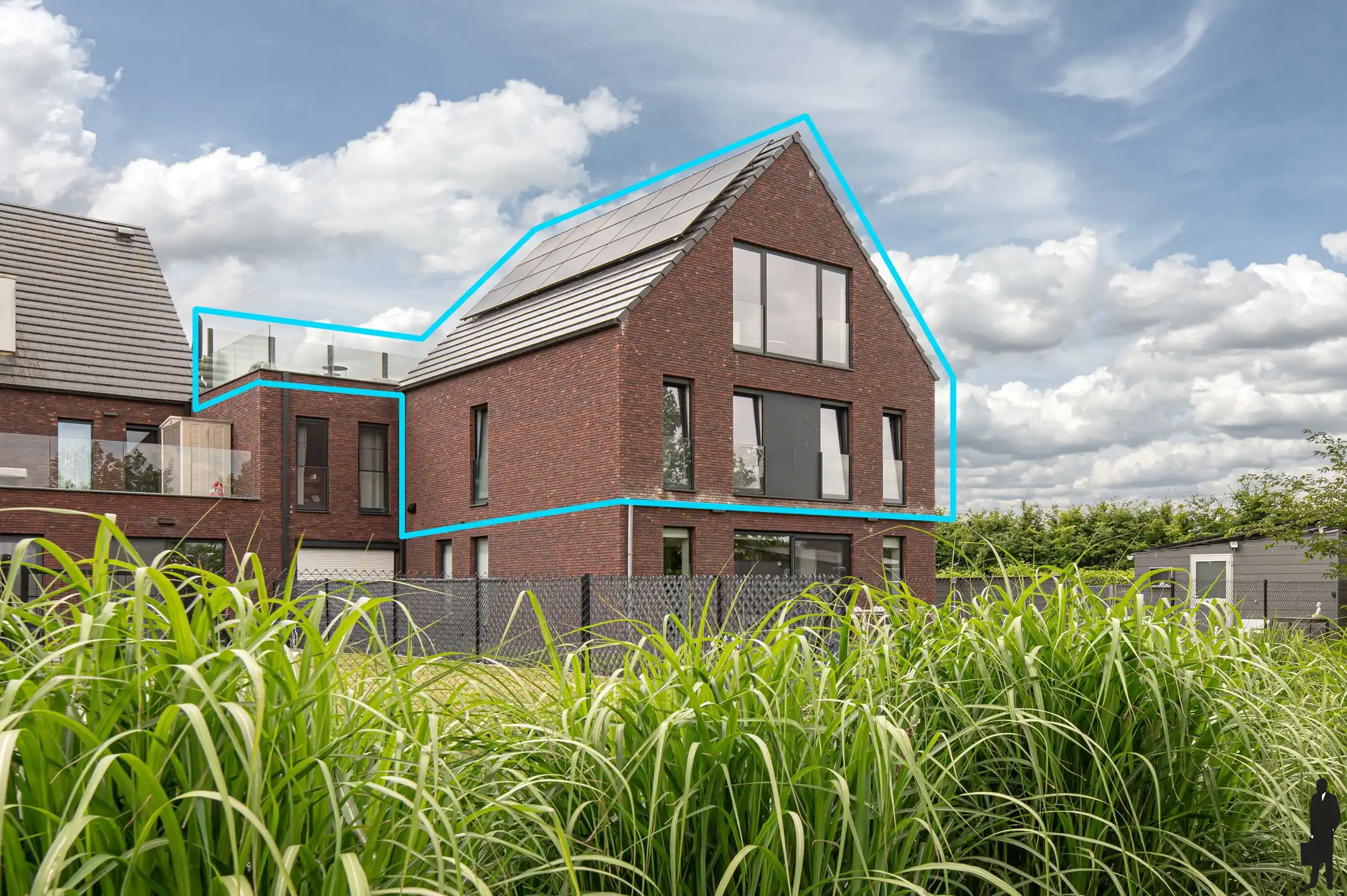 Prachtig BEN-duplexappartement met 3 slaapkamers en royaal zonneterras van 43 m² met vrij uitzicht op groen en weilanden. foto 18