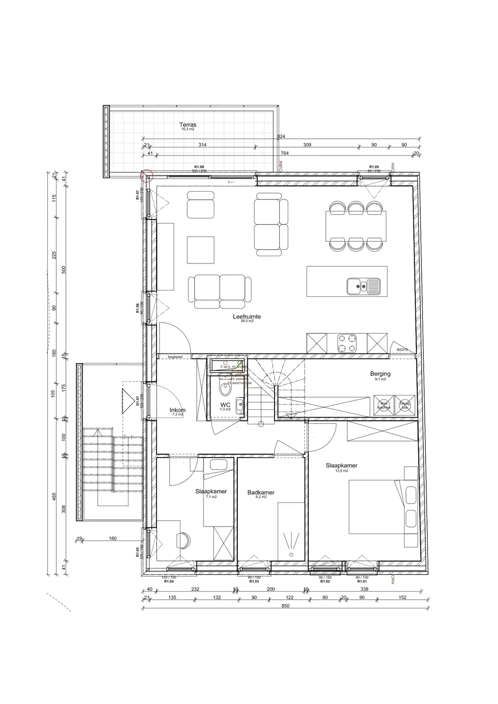 Lichtrijke, energiezuinige nieuwbouw duplex te Oudegem! foto 28