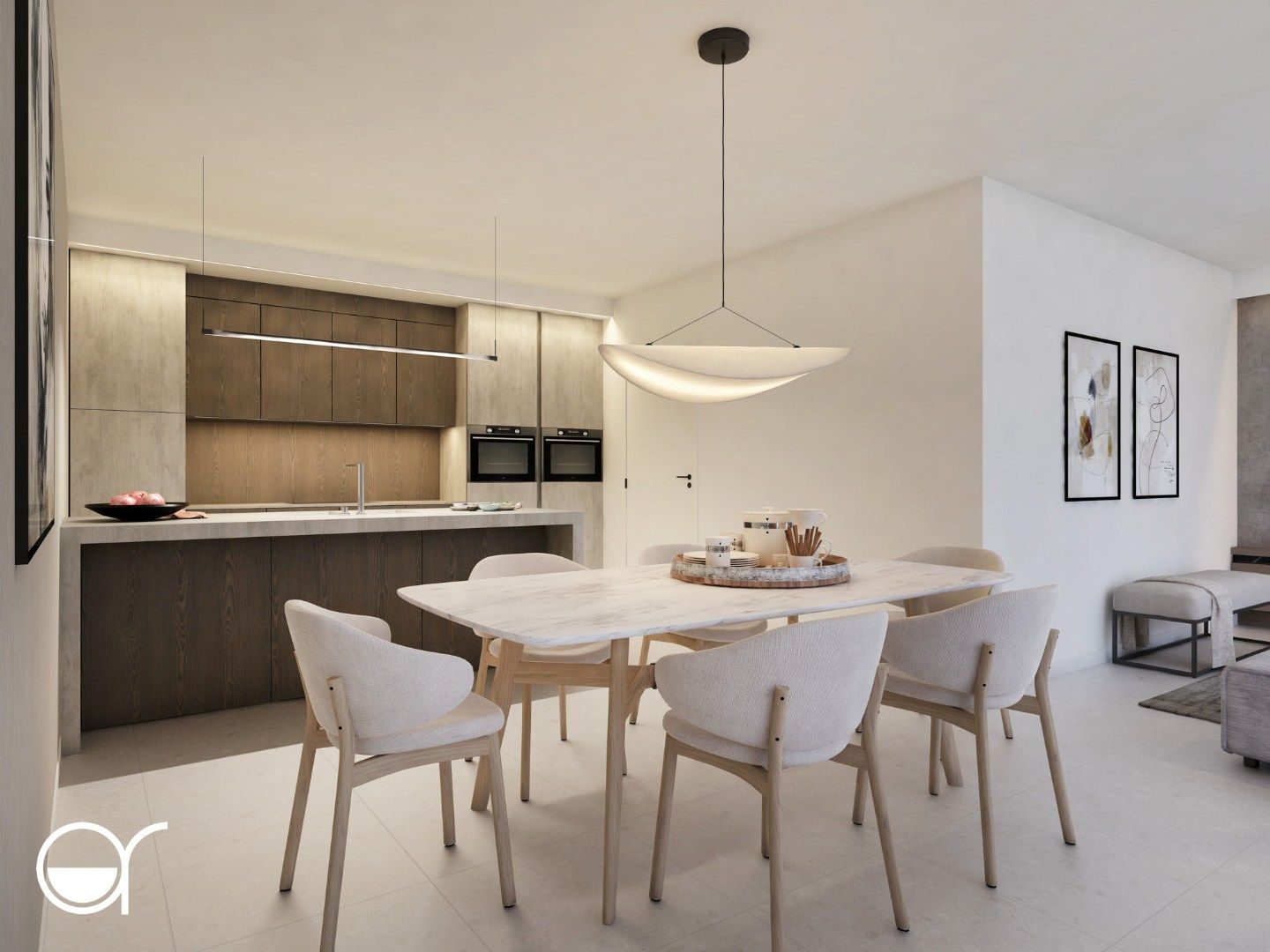 2-slaapkamersappartement met 2 terrassen in nieuwbouwproject Ernest foto 2