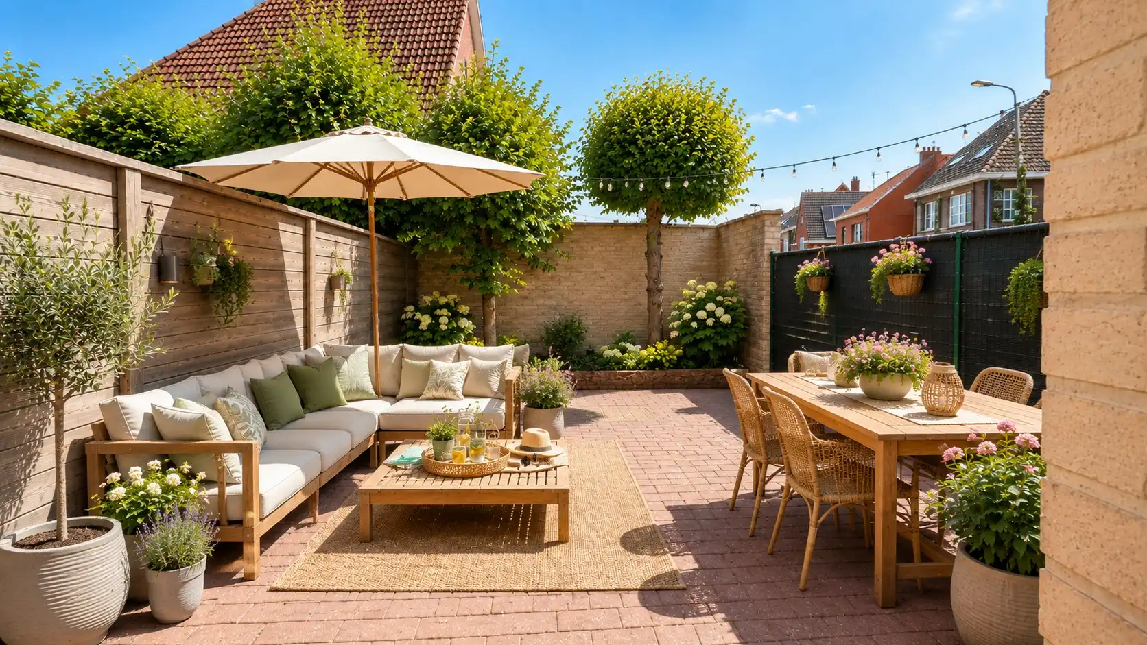 Volledig opgefriste halfopen bebouwing met tuin te Hamme foto 12