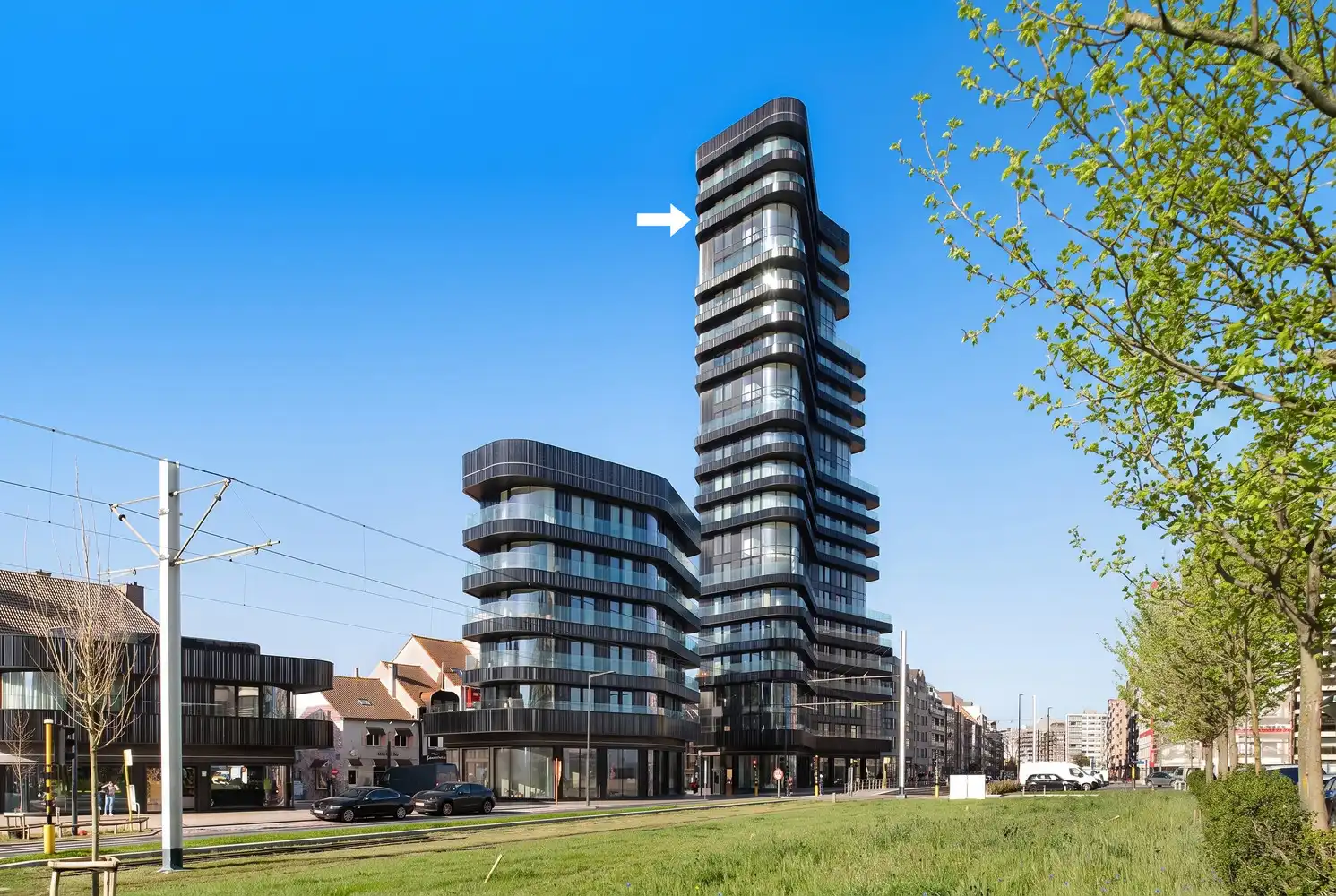 Fenomenaal appartement met panoramisch zicht op de 18de verdieping van Res.Heldentoren foto 2