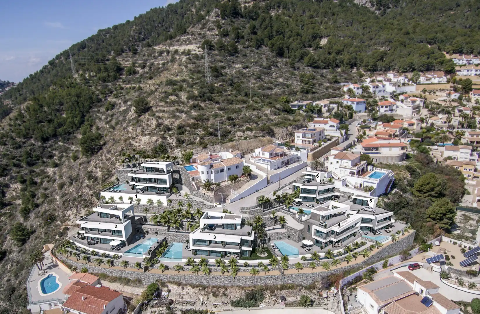 6 luxe villa's op centrale ligging in Calpe foto 9