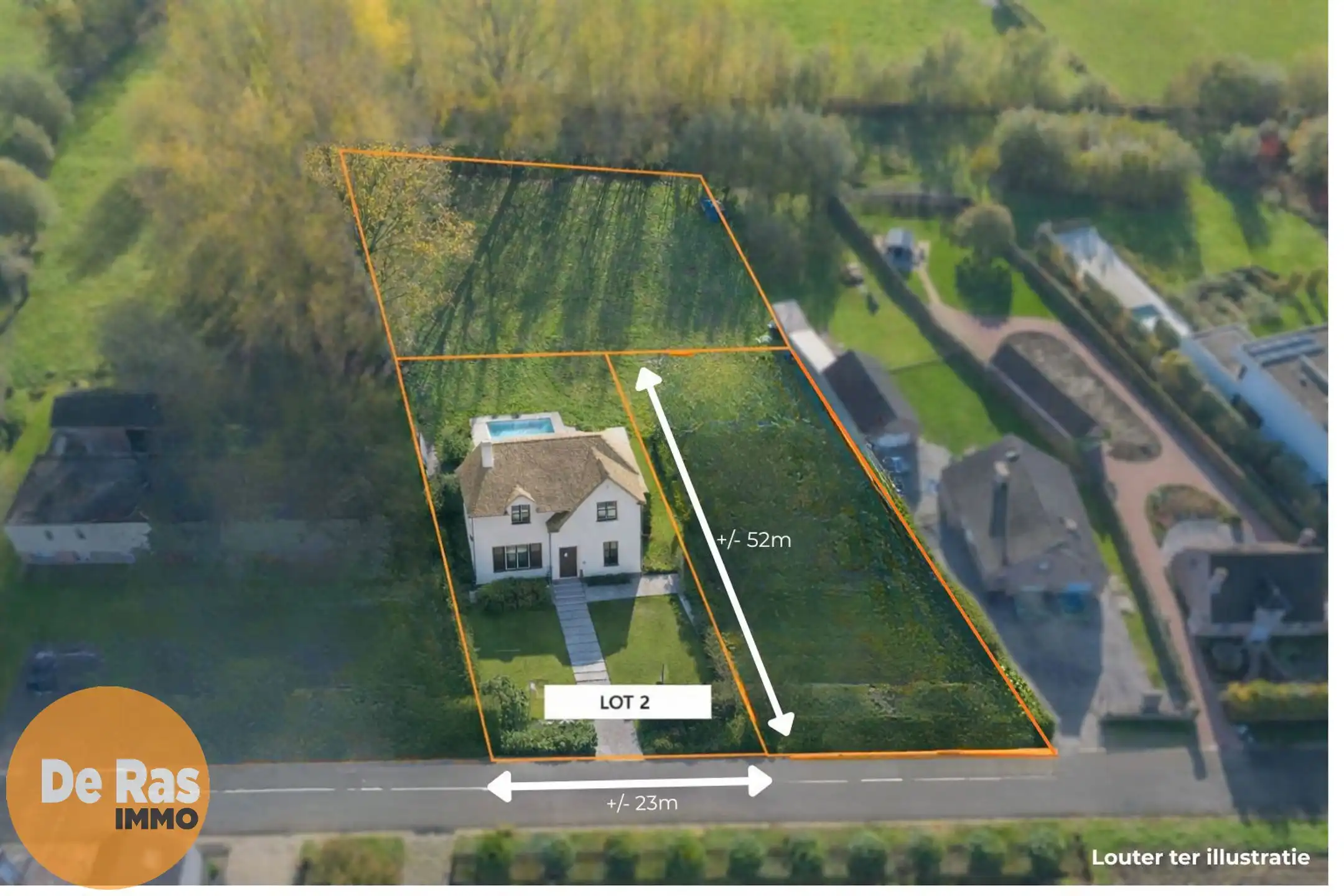 MASSEMEN– Bouwgrond voor open bebouwing, landelijke ligging! foto {{pictureIndex}}