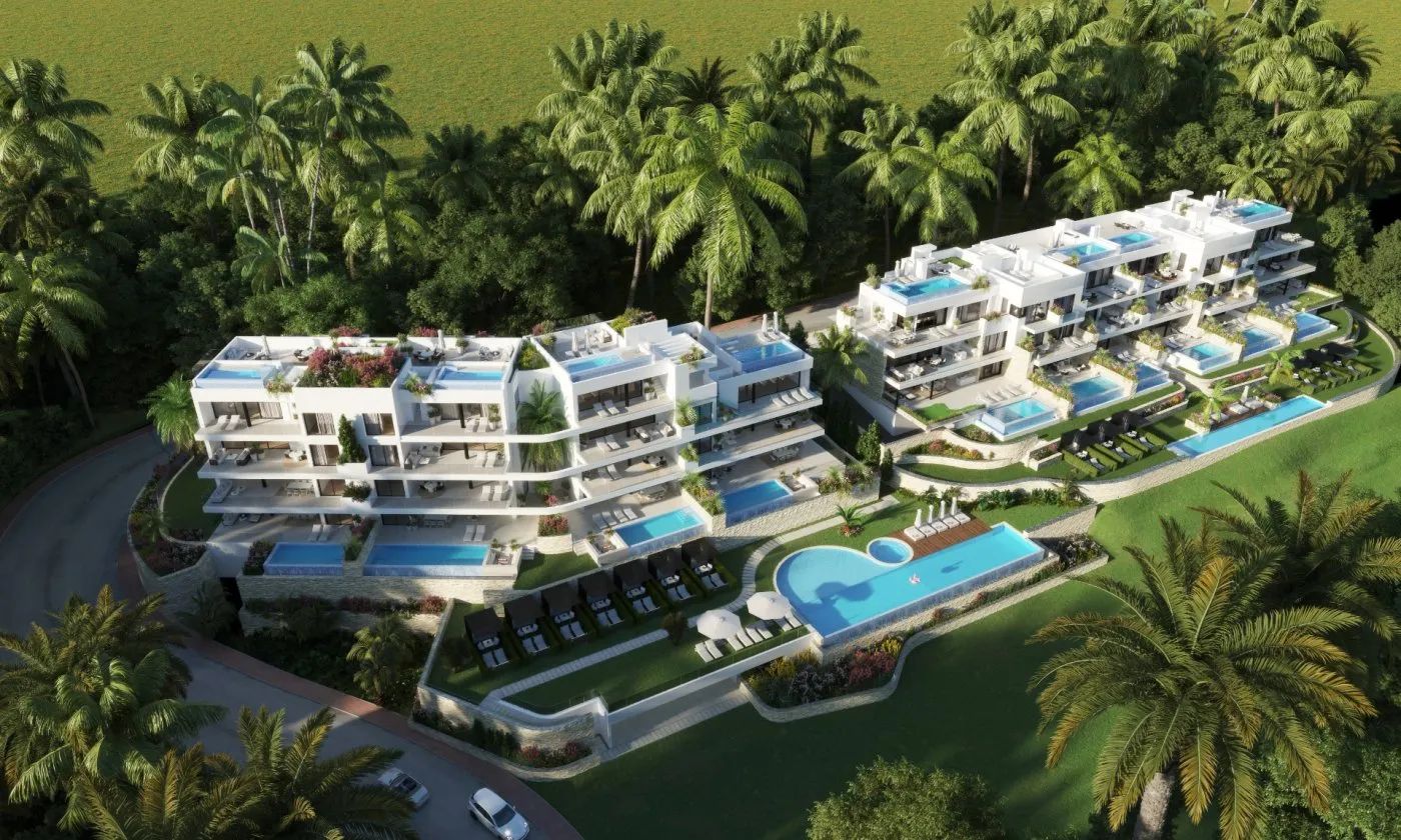 Ruime penthouses met privé zwembad en nieuwe appartementen op luxe golf resort foto 1