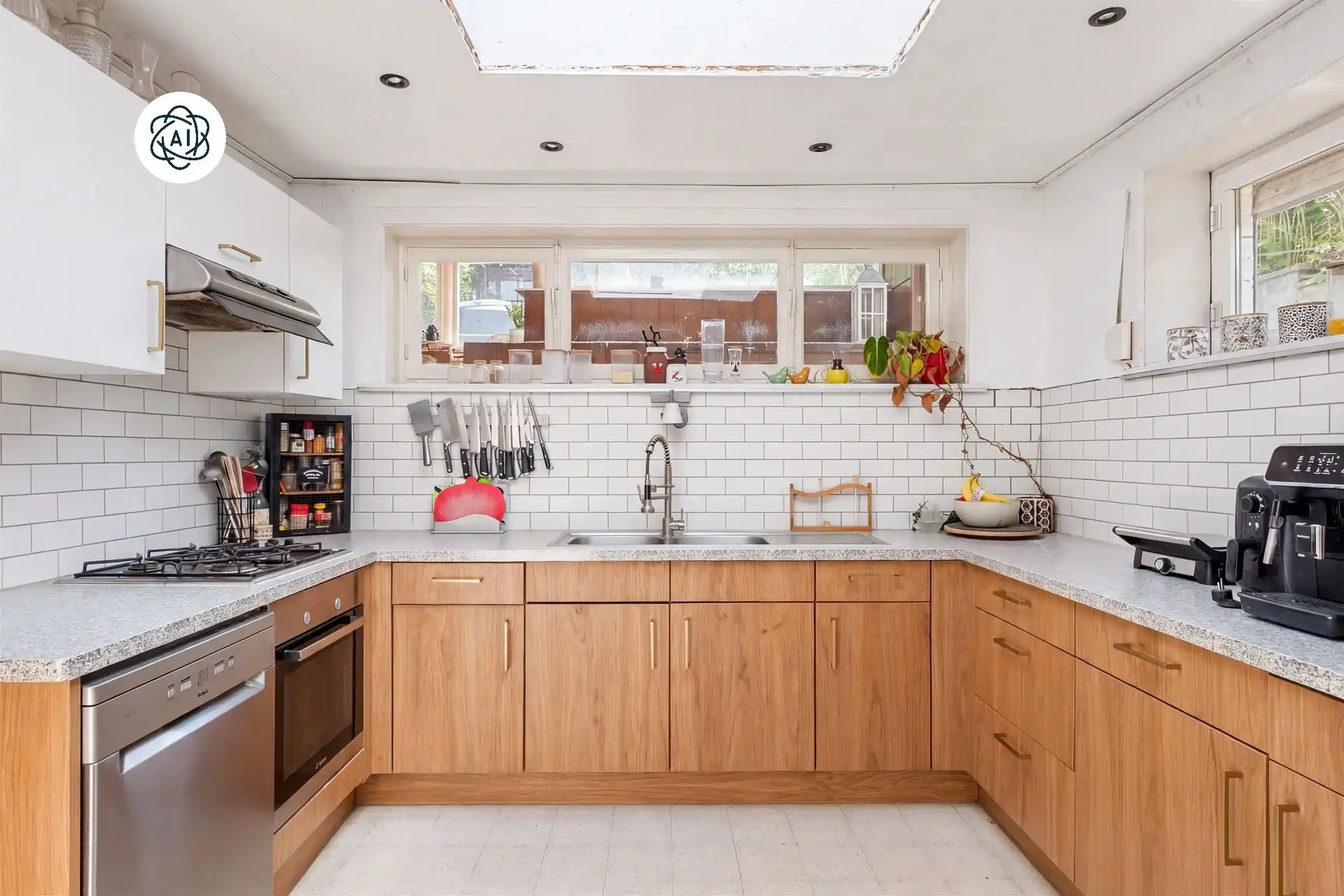Bel-etagewoning met 3 slpk, garage en tuin in Vloesberg foto 12